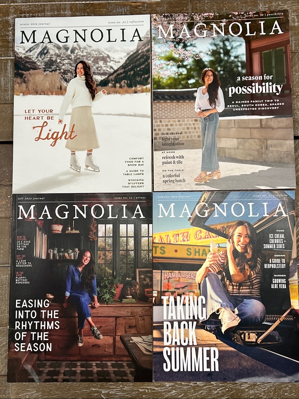 Magnolia Magazine- set of 4 30,31,32,33 (2024)